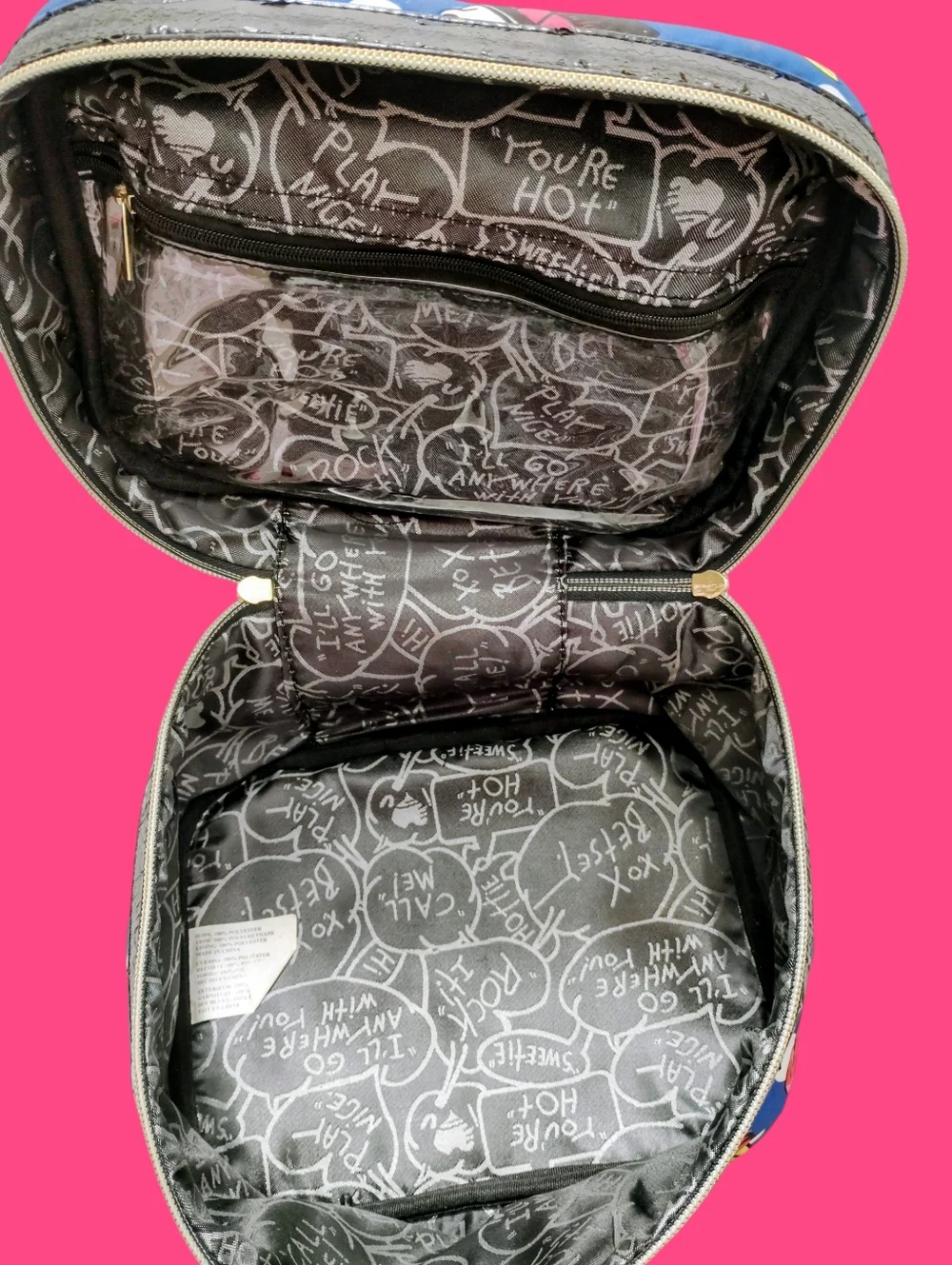 🌹💙*Betsey Johnson* Blue Floral Skulls Case🌹💙 - Picture 3 of 5